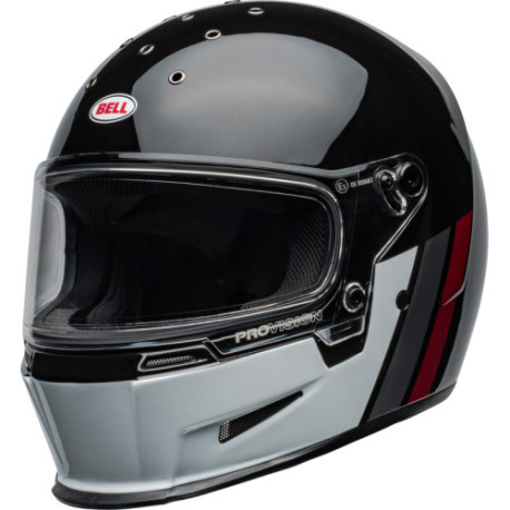 Casque BELL Route Eliminator - Taille L - Couleur GT Gloss Black/White