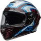 Casque BELL Route Race Star DLX Flex - Taille XL - Couleur Xenon Gloss Red/Silver