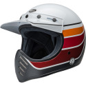 Casque BELL Motocross et enduro Moto 3 - Taille S - Couleur RSD Saddleback Satin/Gloss White/Black