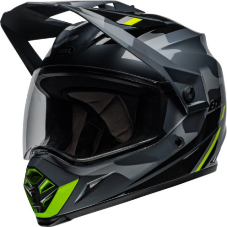 Casque BELL Motocross et enduro MX 9 Adventure MIPS - Taille S - Couleur Alpine Gloss Met Gray/Camo