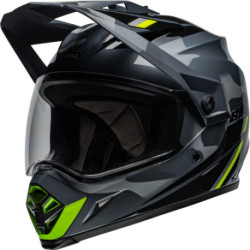 Casque BELL Motocross et enduro MX 9 Adventure MIPS - Taille M - Couleur Alpine Gloss Met Gray/Camo