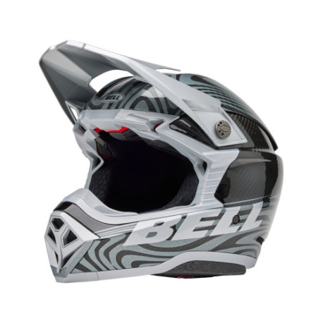 Casque BELL Motocross et enduro Moto 10 Spherical Mips - Taille S - Couleur Cortex Silver Gray