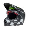 Casque BELL Motocross et enduro Moto 9S Flex - Taille S - Couleur Fasthouse Smoke Bomb Matte Gloss Black/HiViz Yellow