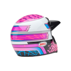 Casque BELL Motocross et enduro Moto 3 - Taille S - Couleur Deathspray Gloss Pink Purple