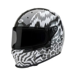 Casque BELL Route Eliminator Carbon - Taille M - Couleur Deathspray Gloss Black/White/Black