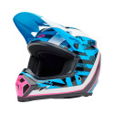 Casque BELL Motocross et enduro MX 9 Mips - Taille S - Couleur Breakdance Gloss Blue/Pink