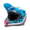 Casque BELL Motocross et enduro MX 9 Mips - Taille XL - Couleur Breakdance Gloss Blue/Pink