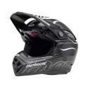 Casque BELL Motocross et enduro Moto 10 Spherical Mips - Taille S - Couleur Fasthouse Raven Matte Black/White