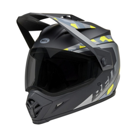 Casque BELL Motocross et enduro MX 9 Adventure Mips - Taille XL - Couleur Mesa Matte Black Yellow Camo