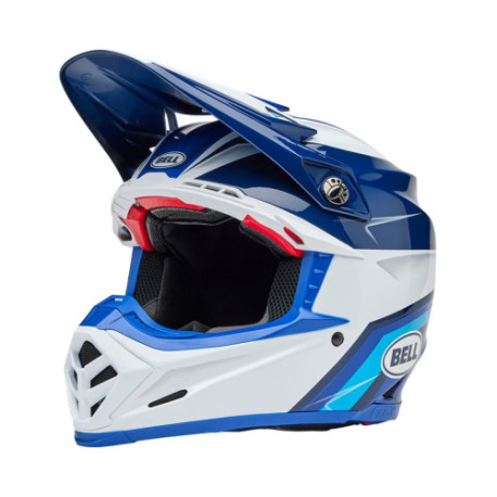 Casque BELL Motocross et enduro Moto 9S Flex - Taille S - Couleur Merchant Gloss Blues