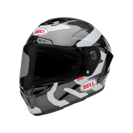 Casque BELL Route Race Star DLX - Taille XL - Couleur Hello Cousteau Equidae Matte Gloss Black/Gray
