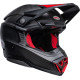 Casque BELL Motocross et enduro Moto 10 Spherical - Taille L - Couleur Satin/Gloss Black/Red