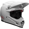 Casque BELL Motocross et enduro Moto 9s Flex Solid - Taille S - Couleur Blanc