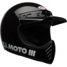 Casque BELL Motocross et enduro Moto 3 Classic - Taille XS - Couleur Noir brillant