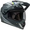Casque BELL Motocross et enduro MX 9 Adventure MIPS - Taille S - Couleur Alpine Gloss Charcoal/Silver