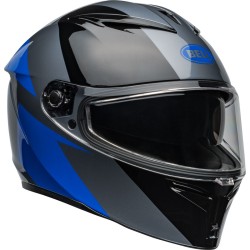 Casque BELL Route Lithium - Taille M - Couleur Shear Gloss Gray/Blue