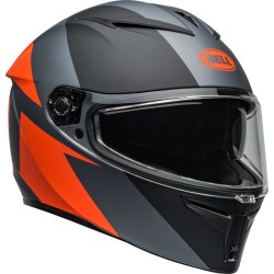 Casque BELL Route Lithium - Taille L - Couleur Shear Matte Gray/Orange