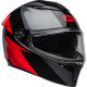 Casque BELL Route Lithium - Taille S - Couleur Shear Gloss Metallic Gray/Red