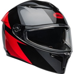 Casque BELL Route Lithium - Taille L - Couleur Shear Gloss Metallic Gray/Red