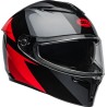 Casque BELL Route Lithium - Taille L - Couleur Shear Gloss Metallic Gray/Red