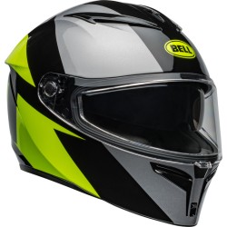 Casque BELL Route Lithium - Taille L - Couleur Shear Gloss Metallic Gray/Retina