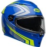 Casque BELL Route Lithium - Taille L - Couleur Jetstream Gloss Blue/Retina