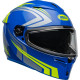 Casque BELL Route Lithium - Taille XL - Couleur Jetstream Gloss Blue/Retina