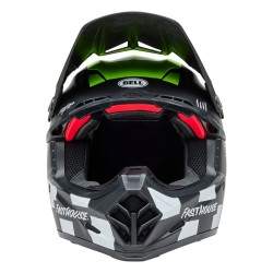 Casque BELL Motocross et enduro Moto 9S Flex - Taille M - Couleur Fasthouse Smoke Bomb Matte Gloss Black/HiViz Yellow