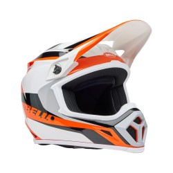 Casque BELL Motocross et enduro MX 9 Mips - Taille L - Couleur Rift Gloss Orange/White