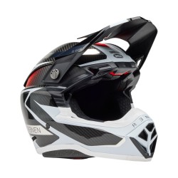 Casque BELL Motocross et enduro Moto 10 Spherical Mips - Taille M - Couleur Fasthouse Renen Raycon Matte Gloss Black/White