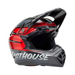 Casque BELL Motocross et enduro Moto 10 Spherical Mips - Taille M - Couleur Fasthouse DITD 25 Gloss Gray/Red
