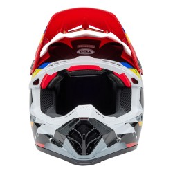 Casque BELL Motocross et enduro Moto 9S Flex - Taille M - Couleur Renen Nova Gloss Black/Red