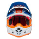 Casque BELL Motocross et enduro Moto 9S Flex - Taille S - Couleur Merchant Gloss Orange/Blue