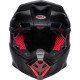 Casque BELL Motocross et enduro Moto 10 Spherical - Taille L - Couleur Satin/Gloss Black/Red