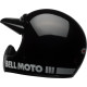 Casque BELL Motocross et enduro Moto 3 Classic - Taille L - Couleur Noir brillant