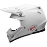 Casque BELL Motocross et enduro Moto 9s Flex Solid - Taille S - Couleur Blanc
