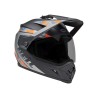 Casque BELL Motocross et enduro MX 9 Adventure Mips - Taille M - Couleur Mesa Matte Black Orange Camo