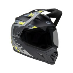 Casque BELL Motocross et enduro MX 9 Adventure Mips - Taille L - Couleur Mesa Matte Black Yellow Camo