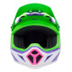 Casque BELL Motocross et enduro MX 9 Mips - Taille S - Couleur Jackal Gloss Hi- Taille S - CouleurViz Green/Purple