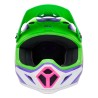 Casque BELL Motocross et enduro MX 9 Mips - Taille L - Couleur Jackal Gloss Hi- Taille L - CouleurViz Green/Purple