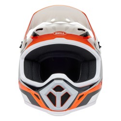 Casque BELL Motocross et enduro MX 9 Mips - Taille S - Couleur Rift Gloss Orange/White