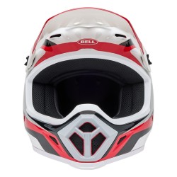 Casque BELL Motocross et enduro MX 9 Mips - Taille L - Couleur Rift Gloss Red/White