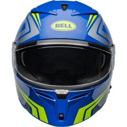 Casque BELL Route Lithium - Taille L - Couleur Jetstream Gloss Blue/Retina