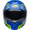 Casque BELL Route Lithium - Taille L - Couleur Jetstream Gloss Blue/Retina