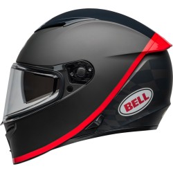 Casque BELL Route Lithium Mips - Taille XXL - Couleur Hartluck Matte/Gloss Black/Red