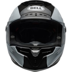 Casque BELL Route Race Star DLX Flex - Taille M - Couleur Offset Gloss Black/White
