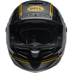 Casque BELL Route Race Star DLX Flex - Taille S - Couleur RSD Player Matte/Gloss Black/Gold