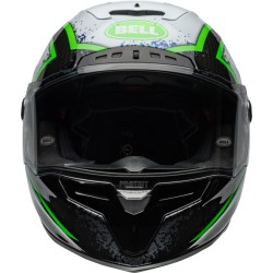 Casque BELL Route Race Star DLX Flex - Taille XL - Couleur Xenon Gloss Black/Kryptonite