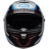Casque BELL Route Race Star DLX Flex - Taille M - Couleur Xenon Gloss Red/Silver