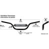 Guidon RENTHAL ATV 22.2 mm modèle 677 Special Quad